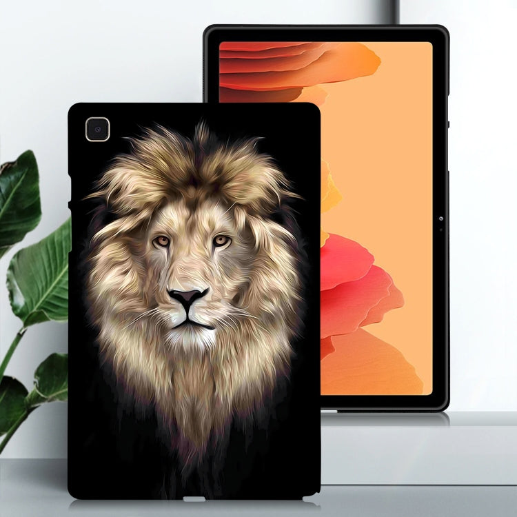 For Samsung Galaxy Tab A7 10.4 2020 Color Painting Pattern Smart Tablet TPU Case(Lion) by bashfashion
