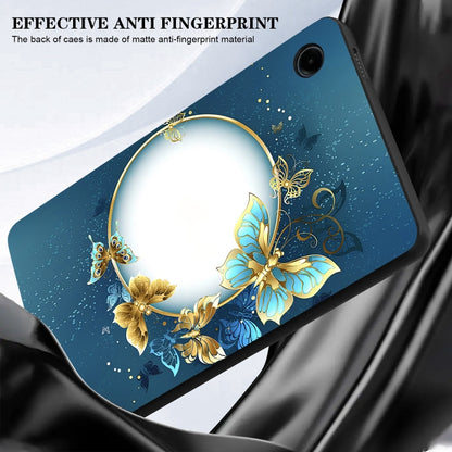 For Samsung Galaxy Tab A7 10.4 2020 Color Painting Pattern Smart Tablet TPU Case(Butterfly Circle) by bashfashion