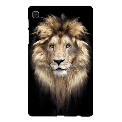 For Samsung Galaxy Tab A7 Lite Color Painting Pattern Smart Tablet TPU Case(Lion) by bashfashion