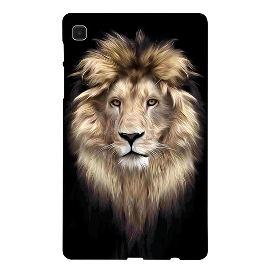 For Samsung Galaxy Tab A7 Lite Color Painting Pattern Smart Tablet TPU Case(Lion) by bashfashion