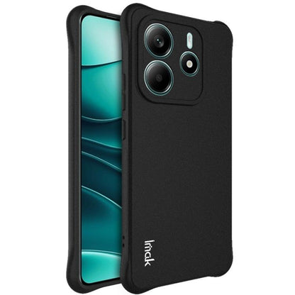 For Redmi Note 14 5G Global imak Shockproof Airbag TPU Phone Case(Matte Black) by imak