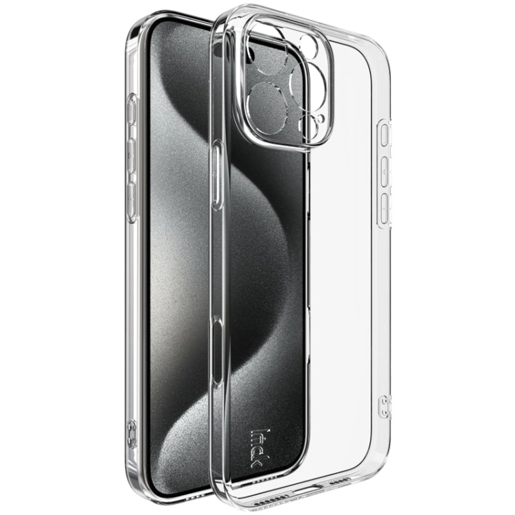 For iPhone 16 Pro Max IMAK UX-5 Series Transparent TPU Phone Case(Transparent) by imak