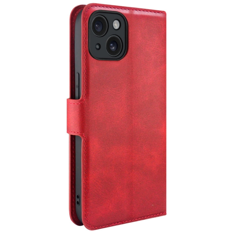 For iPhone 15 IMAK Count Series Flip Leather Phone Case(Red) by imak