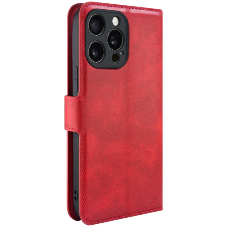 For iPhone 15 Pro Max IMAK Count Series Flip Leather Phone Case(Red) by imak