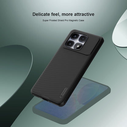 For Redmi K70 Ultra NILLKIN Frosted Shield Pro Magnetic Phone Case(Black) by NILLKIN