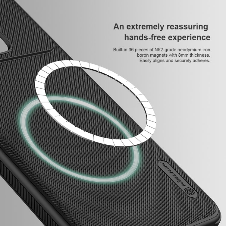 For Redmi K70 Ultra NILLKIN Frosted Shield Pro Magnetic Phone Case(Black) by NILLKIN