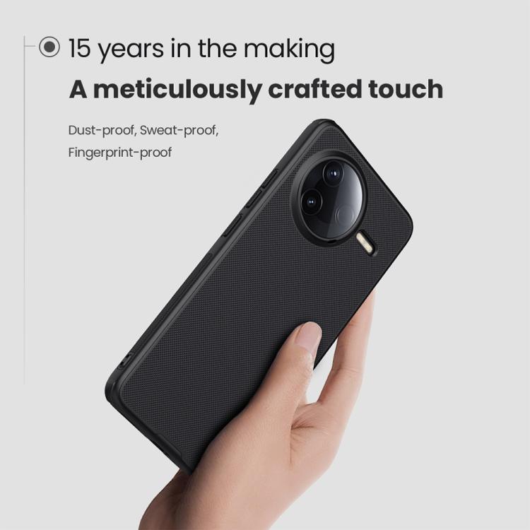 For Redmi K80 NILLKIN Frosted Shield Pro PC + TPU Phone Case(Black) by NILLKIN