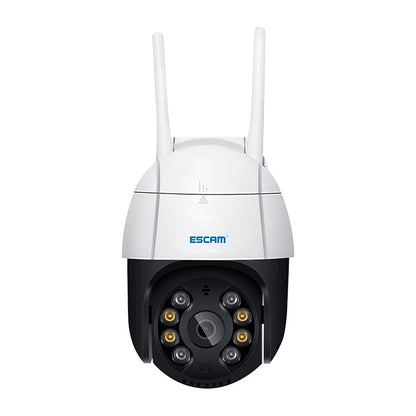 ESCAM QF518 5MP Smart WiFi IP Camera, Support AI Humanoid Detection / Auto Tracking / Dual Light Night Vision / Cloud Storage / Two Way Audio / TF Card, Plug:UK Plug(White) by ESCAM