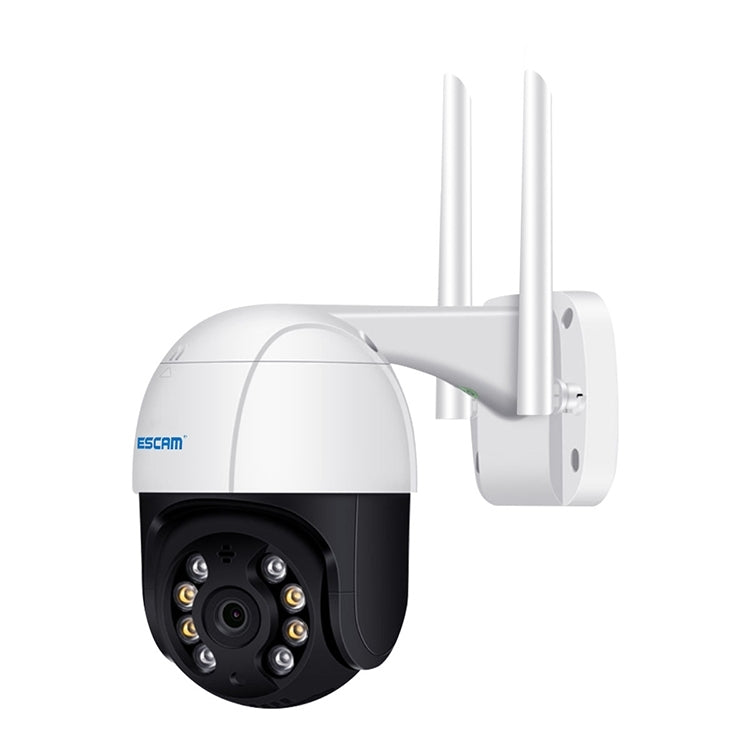 ESCAM QF518 5MP Smart WiFi IP Camera, Support AI Humanoid Detection / Auto Tracking / Dual Light Night Vision / Cloud Storage / Two Way Audio / TF Card, Plug:UK Plug(White) by ESCAM