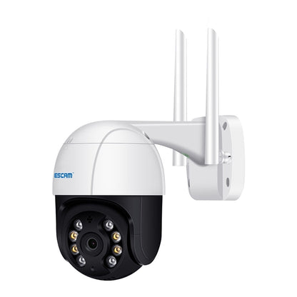 ESCAM QF518 5MP Smart WiFi IP Camera, Support AI Humanoid Detection / Auto Tracking / Dual Light Night Vision / Cloud Storage / Two Way Audio / TF Card, Plug:UK Plug(White) by ESCAM