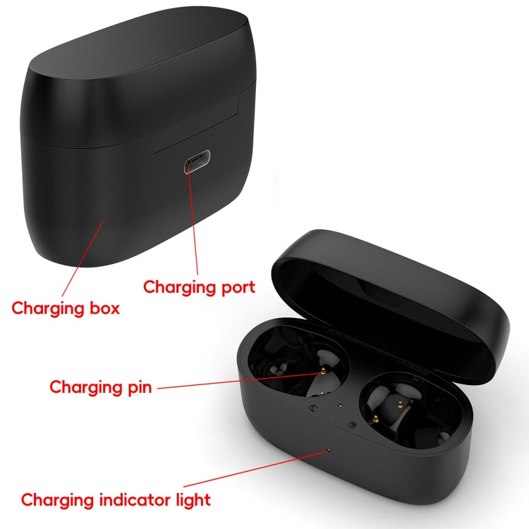 For Jabra Elite 5 Wireless Bluetooth Earphone Charging Box(Black) by bashfashion