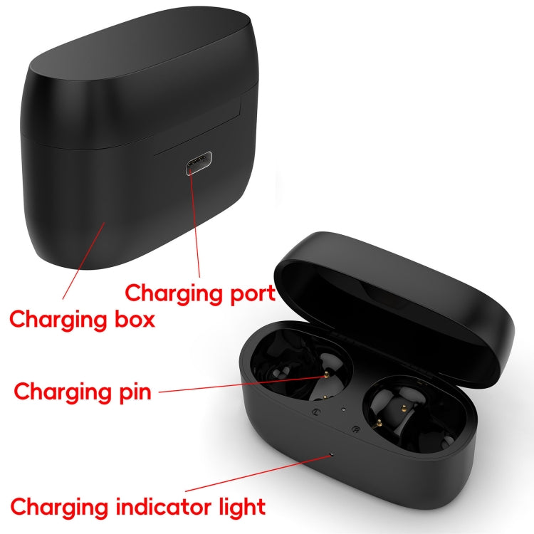 For Jabra Elite 4 Active Wireless Bluetooth Earphone Charging Box(Black) by bashfashion