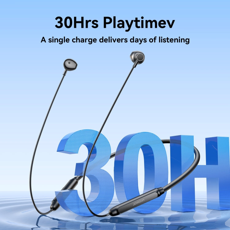 JOYROOM JR-D8 Neckband Wireless Bluetooth Sports Outdoor Earphone(Black) by JOYROOM