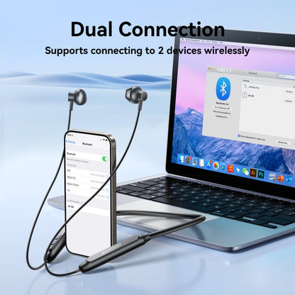 JOYROOM JR-D8 Neckband Wireless Bluetooth Sports Outdoor Earphone(Black) by JOYROOM