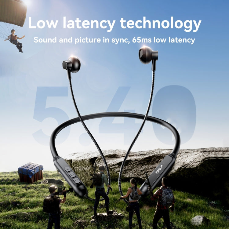 JOYROOM JR-D8 Neckband Wireless Bluetooth Sports Outdoor Earphone(Black) by JOYROOM