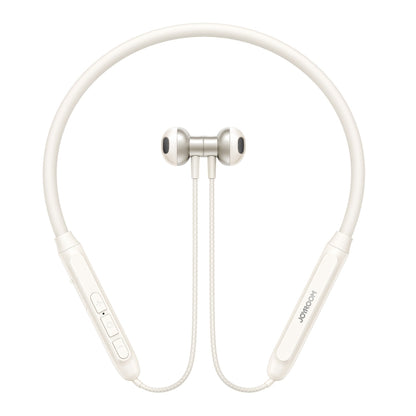 JOYROOM JR-D8 Neckband Wireless Bluetooth Sports Outdoor Earphone(Creamy White) by JOYROOM