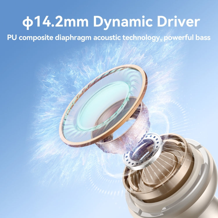 JOYROOM JR-D8 Neckband Wireless Bluetooth Sports Outdoor Earphone(Creamy White) by JOYROOM