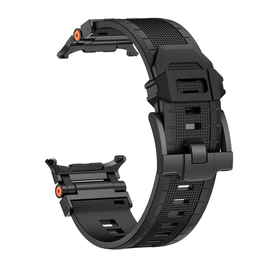 For Samsung Galaxy Watch UItra 47mm / Ultra 2025 Armor TPU Sports Watch Band(Black) by bashfashion