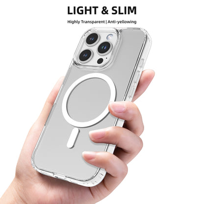 For iPhone 16 Plus Mutural Ice Series MagSafe Magnetic TPU Phone Case(Transparent) by Mutural