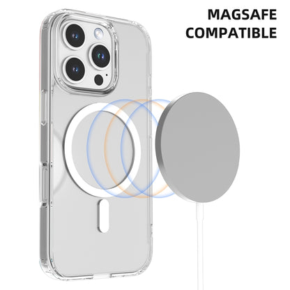 For iPhone 16 Pro Max Mutural Ice Series MagSafe Magnetic TPU Phone Case(Transparent) by Mutural