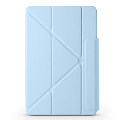 For Honor MagicPad 2 12.3 Fixed Buckle Magnetic Deformation Leather Tablet Case(Ice Blue) by bashfashion