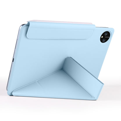 For Honor MagicPad 2 12.3 Fixed Buckle Magnetic Deformation Leather Tablet Case(Ice Blue) by bashfashion
