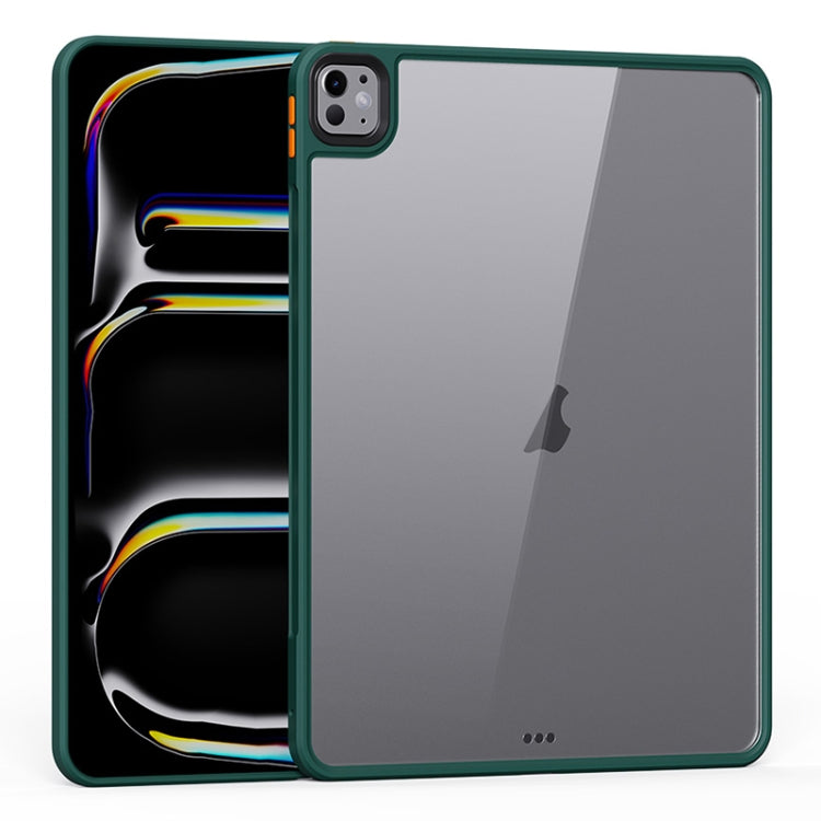 For iPad Pro 11 2025 / 2024 Ming Shield Series PC Hybrid TPU Tablet Case(Green) by bashfashion