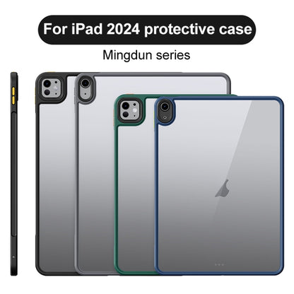 For iPad Pro 13 2025 / 2024 Ming Shield Series PC Hybrid TPU Tablet Case(Grey) by bashfashion