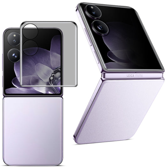 For Xiaomi Mix Flip imak 3D Curved Privacy Anti-glare Full Rear Screen Tempered Glass Film by imak