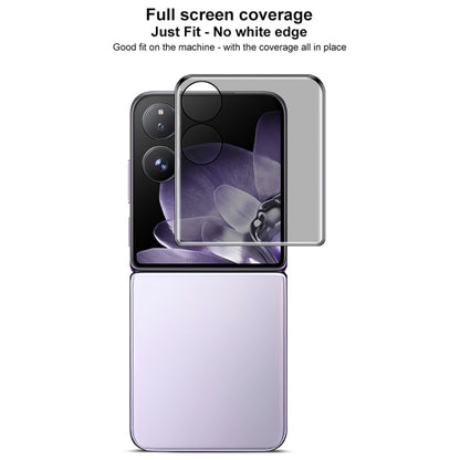 For Xiaomi Mix Flip imak 3D Curved Privacy Anti-glare Full Rear Screen Tempered Glass Film by imak