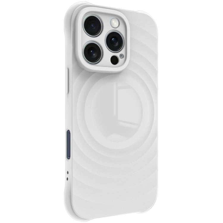 For iPhone 16 Pro IMAK UC-6 Series Manbo Frosting Soft Phone Case(White) by imak