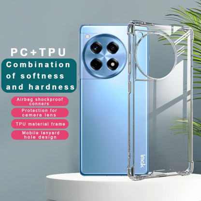 For OnePlus Ace 3 5G / 12R 5G IMAK Space Shield PC + TPU Airbag Shockproof Phone Case(Transparent) by imak