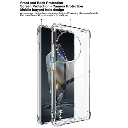 For OnePlus Ace 3 5G / 12R 5G IMAK Space Shield PC + TPU Airbag Shockproof Phone Case(Transparent) by imak