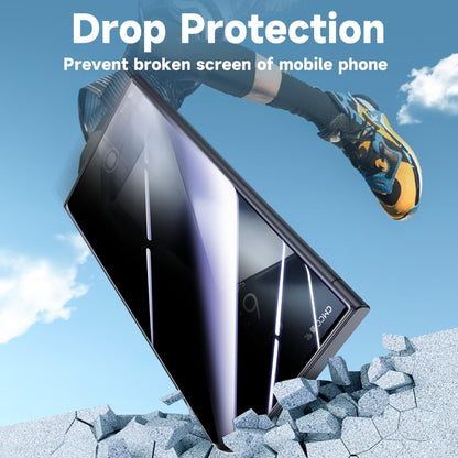 For Samsung Galaxy S23 Ultra 5G LK Easy Install Privacy Tempered Glass Film(Black) by bashfashion