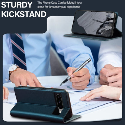 For Google Pixel 8 Pro LC.IMEEKE L1 Series Frosted Fine Texture PU Phone Case(Blue) by LC.IMEEKE