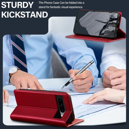 For Google Pixel 8 Pro LC.IMEEKE L1 Series Frosted Fine Texture PU Phone Case(Red) by LC.IMEEKE