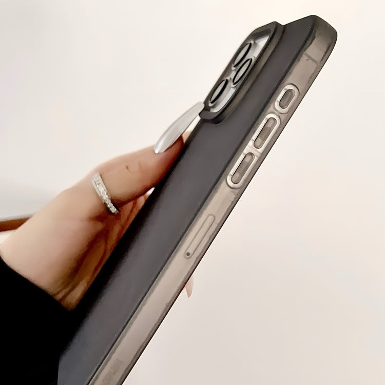 For iPhone 13 Frosted Translucent TPU Full Coverage Phone Case(Yellow)