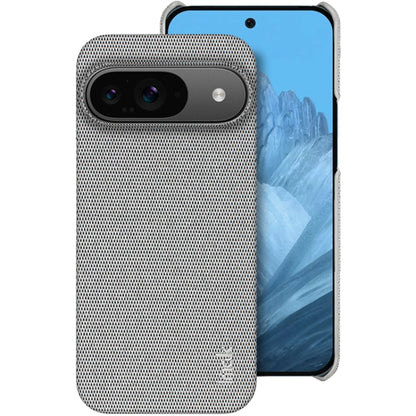 For Google Pixel 9 / 9 Pro imak Ruiyi Series Cloth Texture PU + PC Phone Case(Light Grey) by imak