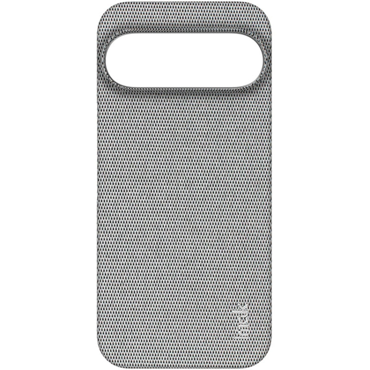 For Google Pixel 9 / 9 Pro imak Ruiyi Series Cloth Texture PU + PC Phone Case(Light Grey) by imak