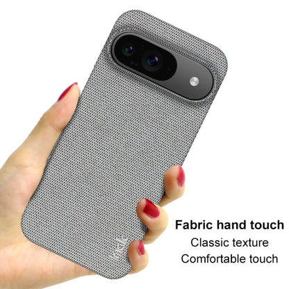 For Google Pixel 9 / 9 Pro imak Ruiyi Series Cloth Texture PU + PC Phone Case(Light Grey) by imak