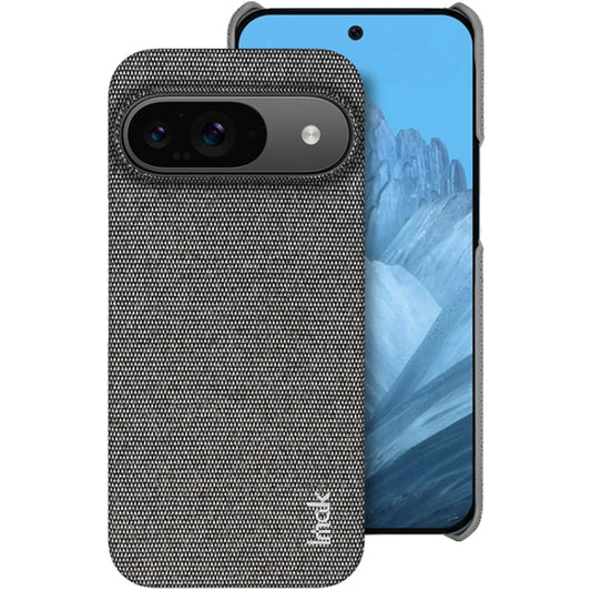 For Google Pixel 9 / 9 Pro imak Ruiyi Series Cloth Texture PU + PC Phone Case(Dark Grey) by imak