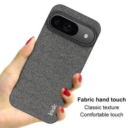 For Google Pixel 9 / 9 Pro imak Ruiyi Series Cloth Texture PU + PC Phone Case(Dark Grey) by imak