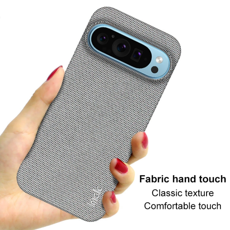 For Google Pixel 9 Pro XL imak Ruiyi Series Cloth Texture PU + PC Phone Case(Light Grey) by imak