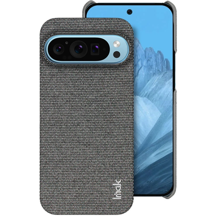 For Google Pixel 9 Pro XL imak Ruiyi Series Cloth Texture PU + PC Phone Case(Dark Grey) by imak