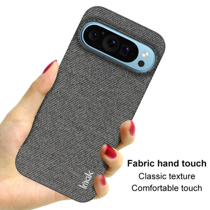 For Google Pixel 9 Pro XL imak Ruiyi Series Cloth Texture PU + PC Phone Case(Dark Grey) by imak