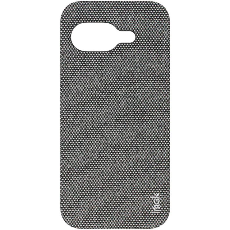 For Google Pixel 9a imak Ruiyi Series Cloth Texture PU + PC Phone Case(Dark Grey) by imak