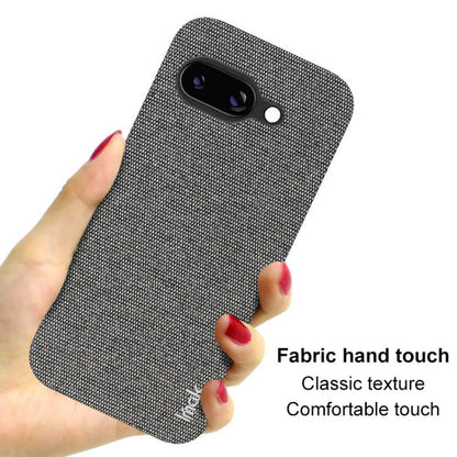 For Google Pixel 9a imak Ruiyi Series Cloth Texture PU + PC Phone Case(Dark Grey) by imak