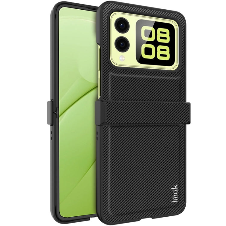 For Huawei nova Flip imak Ruiyi Series Carbon Fiber PU + PC Phone Case by imak