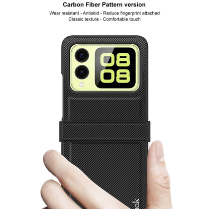 For Huawei nova Flip imak Ruiyi Series Carbon Fiber PU + PC Phone Case by imak