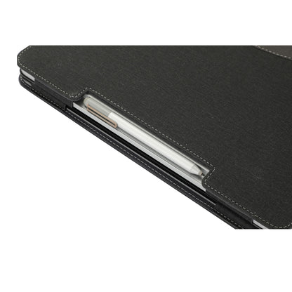 For Microsoft Surface Laptop Studio 2 Cotton Cloth Texture Leather Laptop Protective Case(Black) by bashfashion